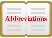 Abbreviations